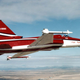 The first of three Northrop F-20 Tirgersharks, adorned with Northrop livery